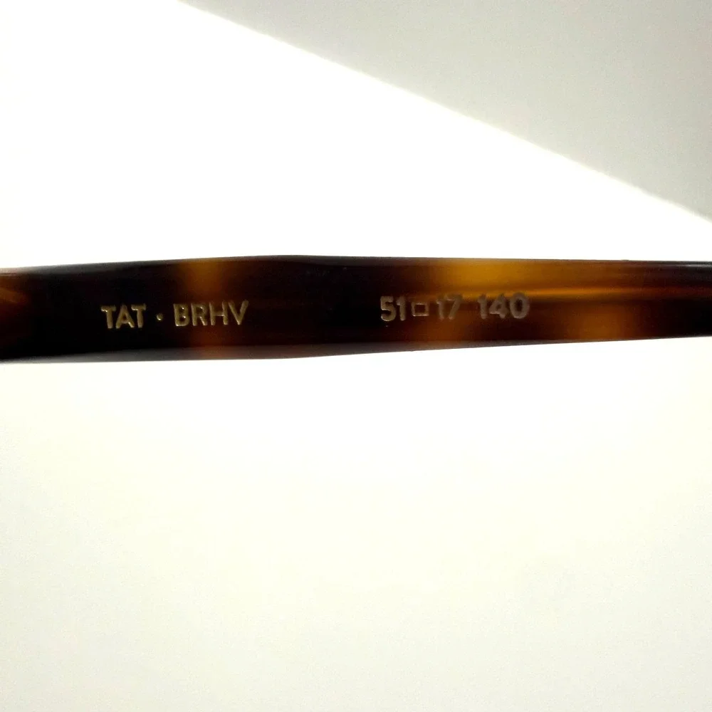 Etnia Barcelona‎ Designer Eyeglass Frames TAT Brown Havana 51-17-140 w/ Case